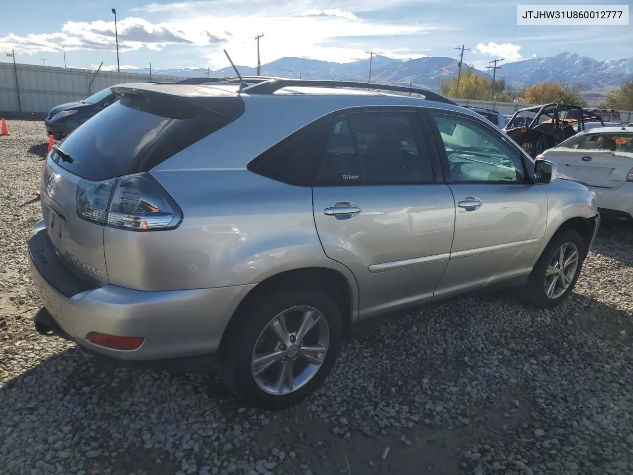 2006 Lexus Rx 400 VIN: JTJHW31U860012777 Lot: 78857544