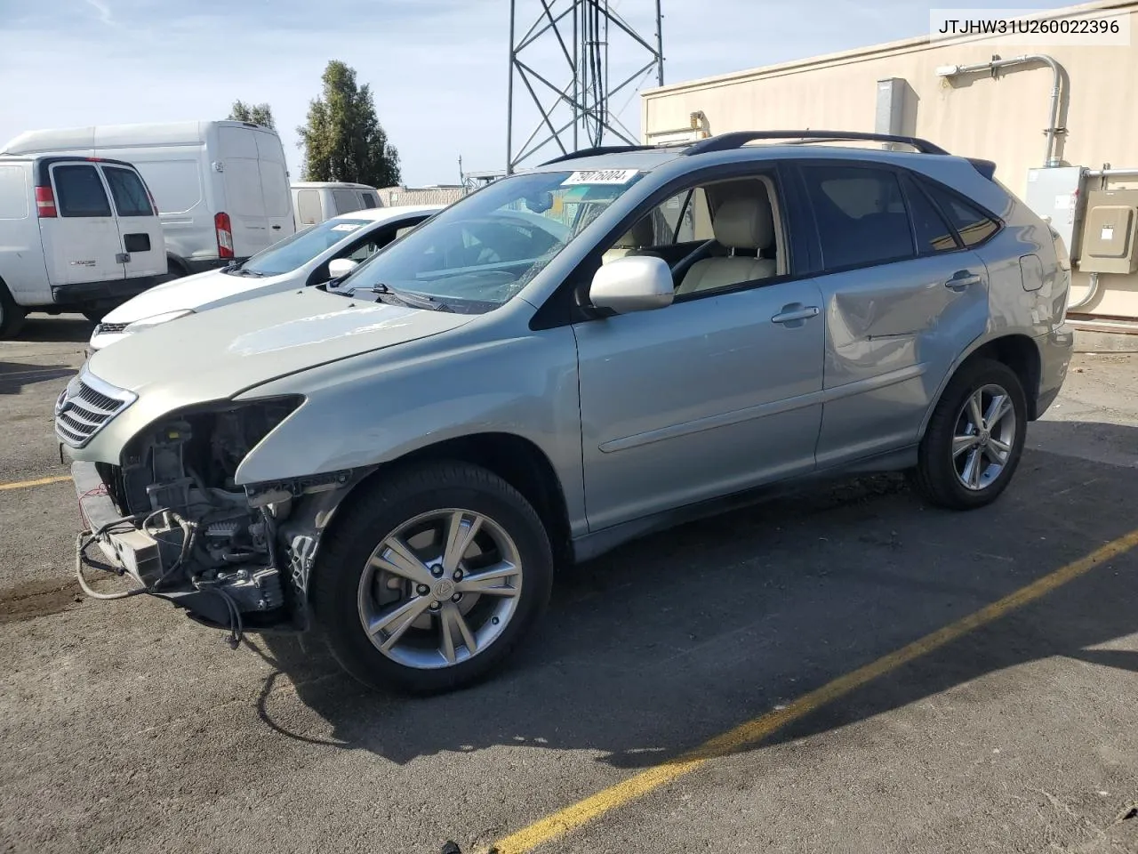 2006 Lexus Rx 400 VIN: JTJHW31U260022396 Lot: 79076004