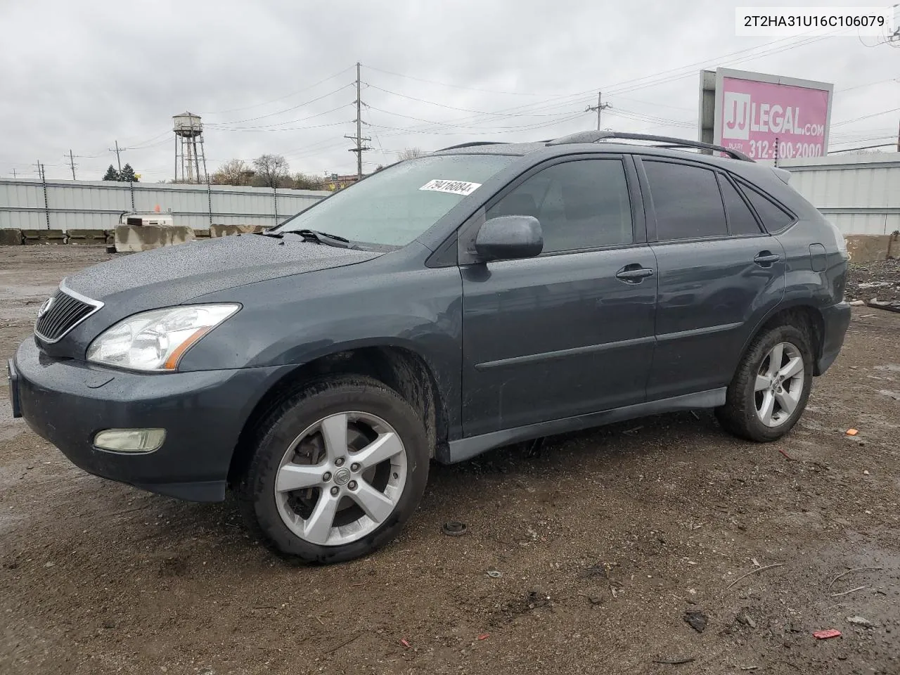 2006 Lexus Rx 330 VIN: 2T2HA31U16C106079 Lot: 79416084