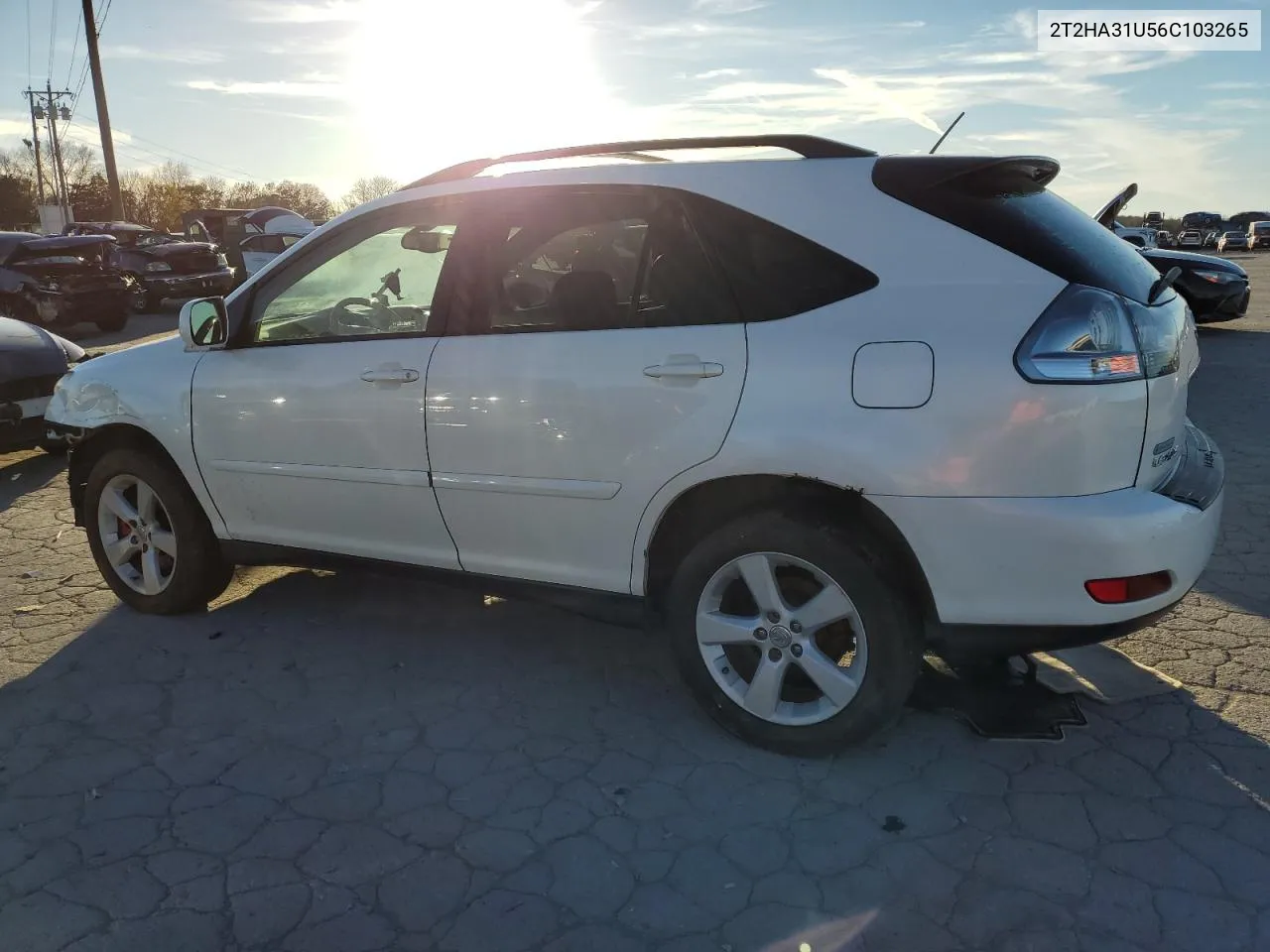 2006 Lexus Rx 330 VIN: 2T2HA31U56C103265 Lot: 80077914