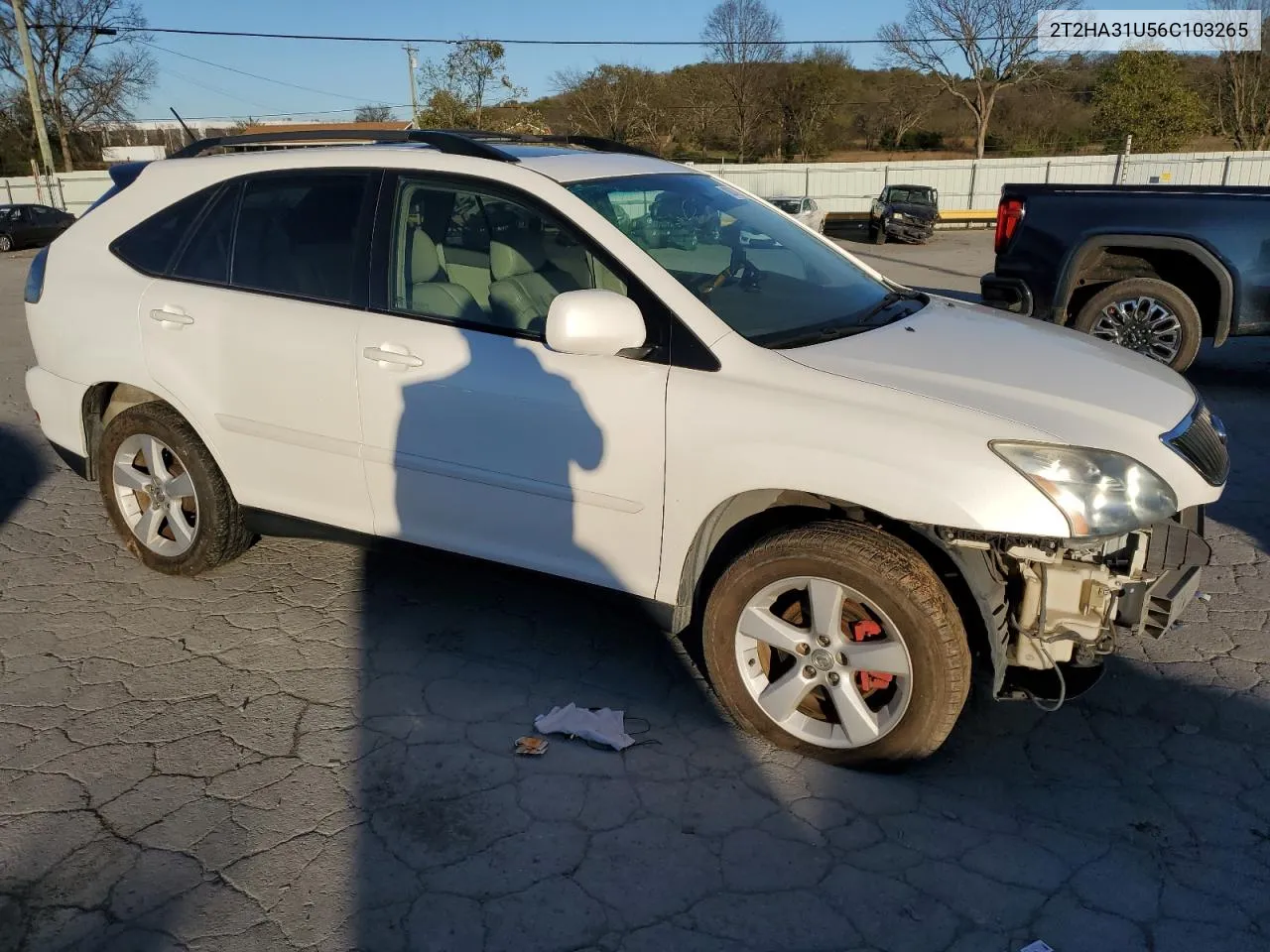 2006 Lexus Rx 330 VIN: 2T2HA31U56C103265 Lot: 80077914