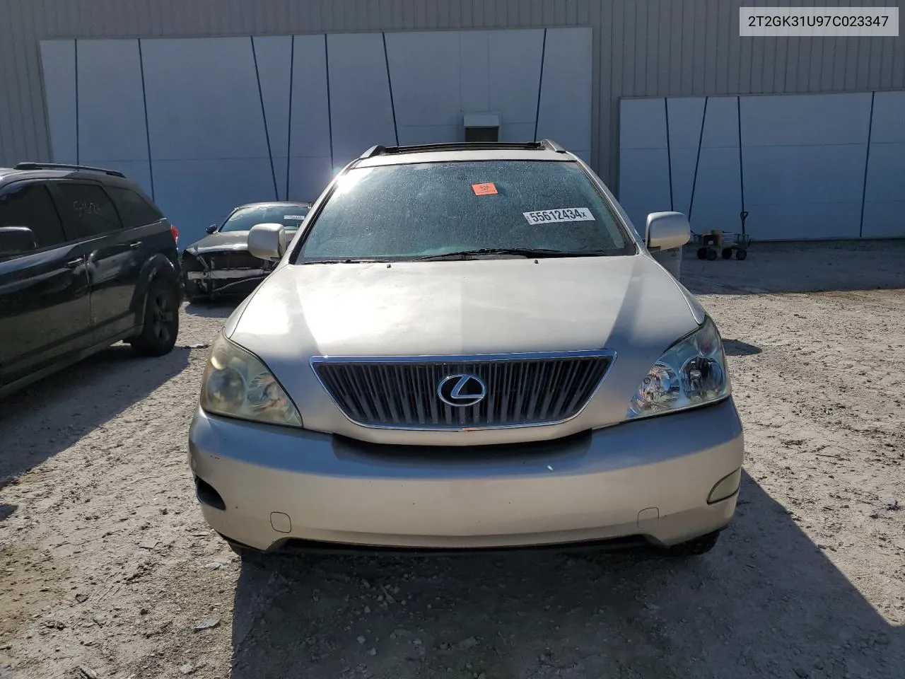 2007 Lexus Rx 350 VIN: 2T2GK31U97C023347 Lot: 55612434