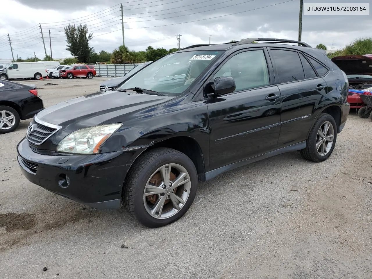 2007 Lexus Rx 400H VIN: JTJGW31U572003164 Lot: 57318184