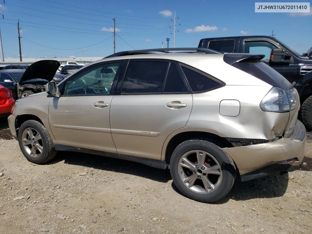 2007 Lexus Rx 400H VIN: JTJHW31U672011410 Lot: 57478774