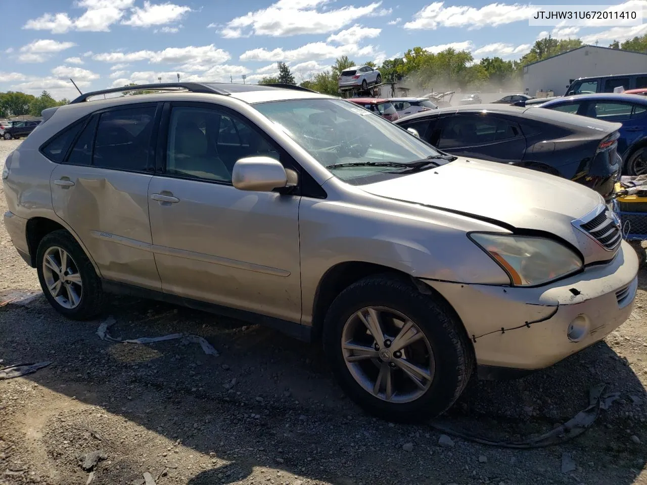 2007 Lexus Rx 400H VIN: JTJHW31U672011410 Lot: 57478774