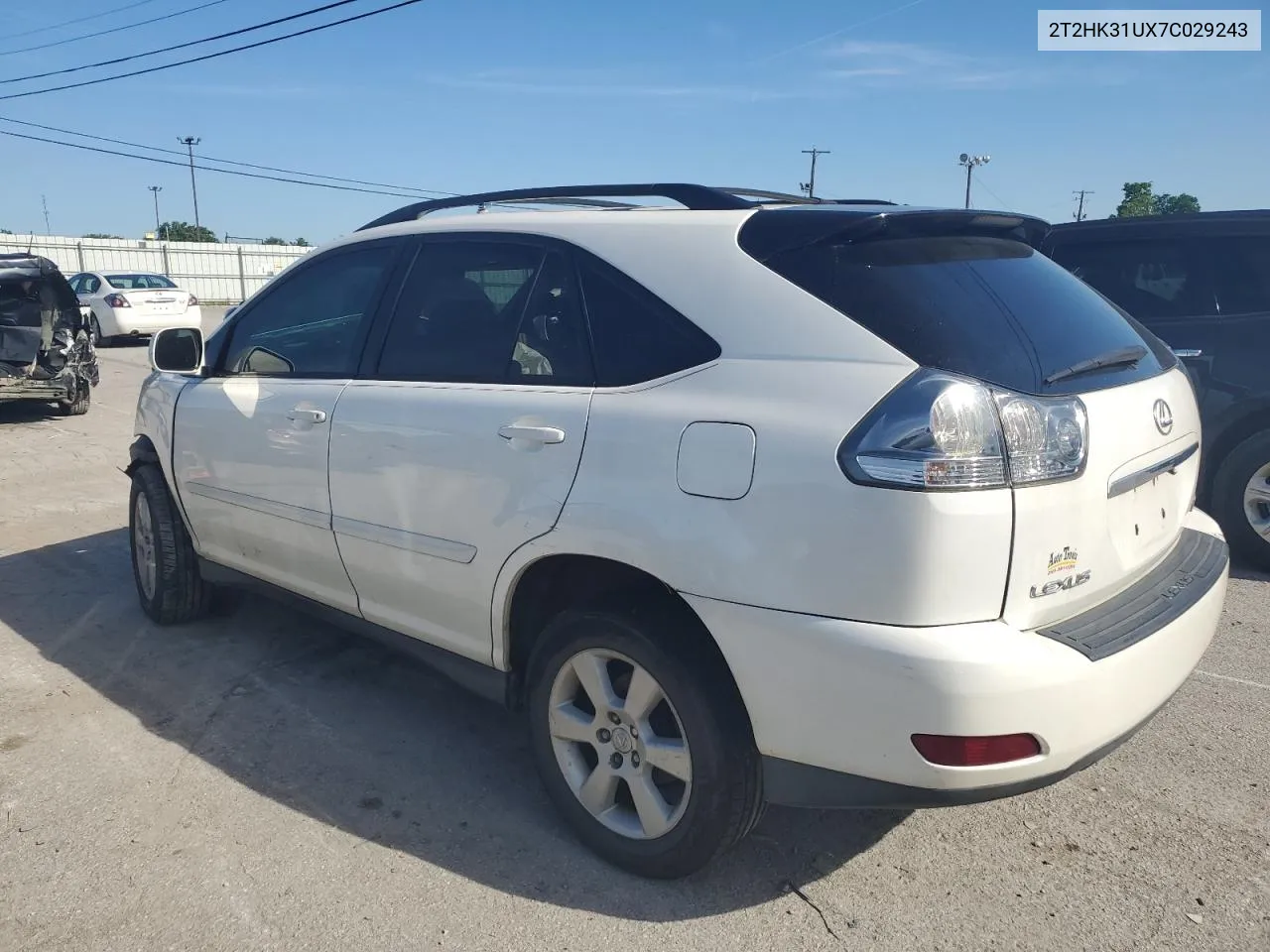 2007 Lexus Rx 350 VIN: 2T2HK31UX7C029243 Lot: 58822284