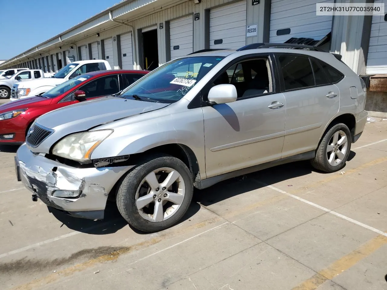 2007 Lexus Rx 350 VIN: 2T2HK31U77C035940 Lot: 60262754