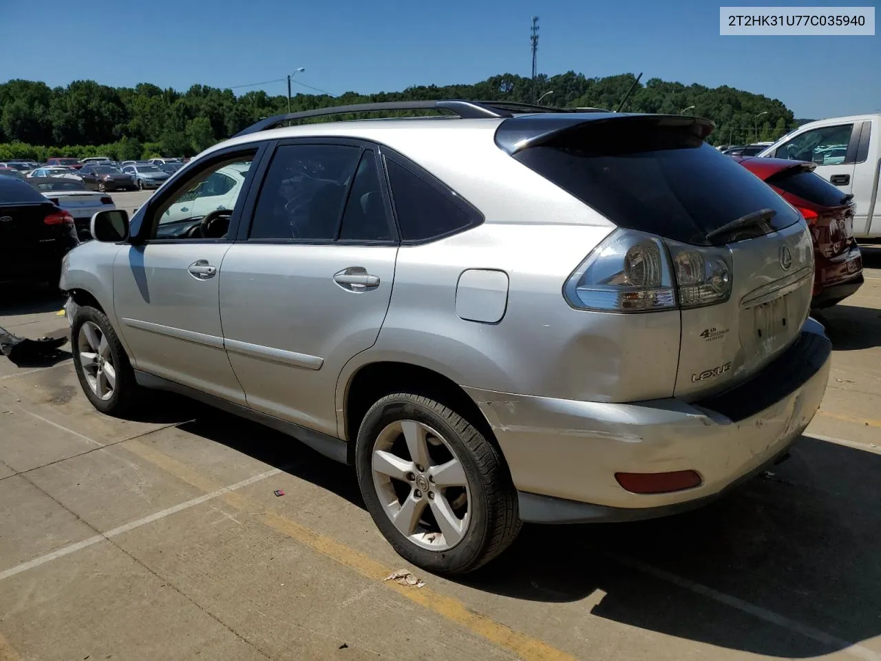 2007 Lexus Rx 350 VIN: 2T2HK31U77C035940 Lot: 60262754