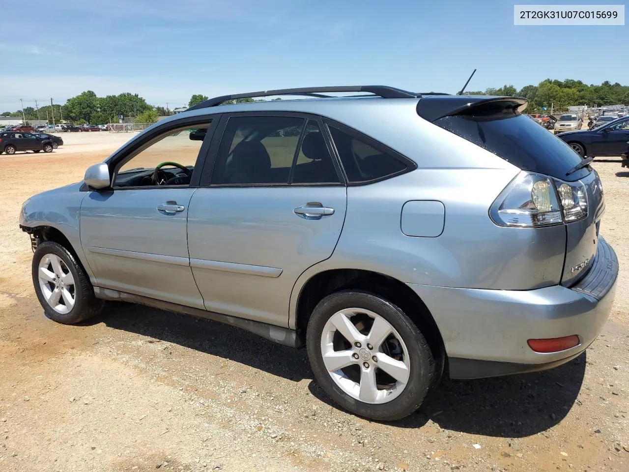 2007 Lexus Rx 350 VIN: 2T2GK31U07C015699 Lot: 61457184