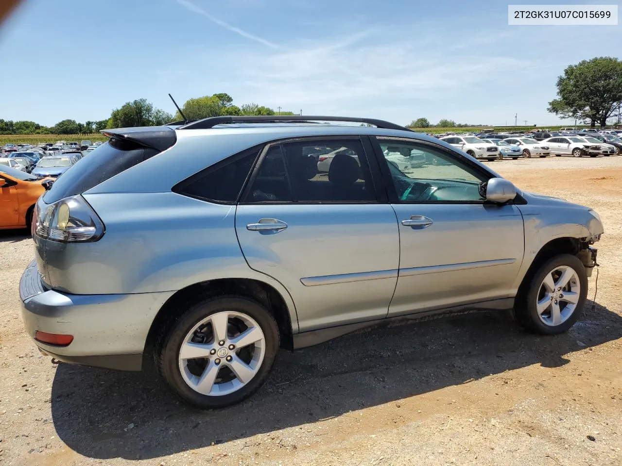 2007 Lexus Rx 350 VIN: 2T2GK31U07C015699 Lot: 61457184