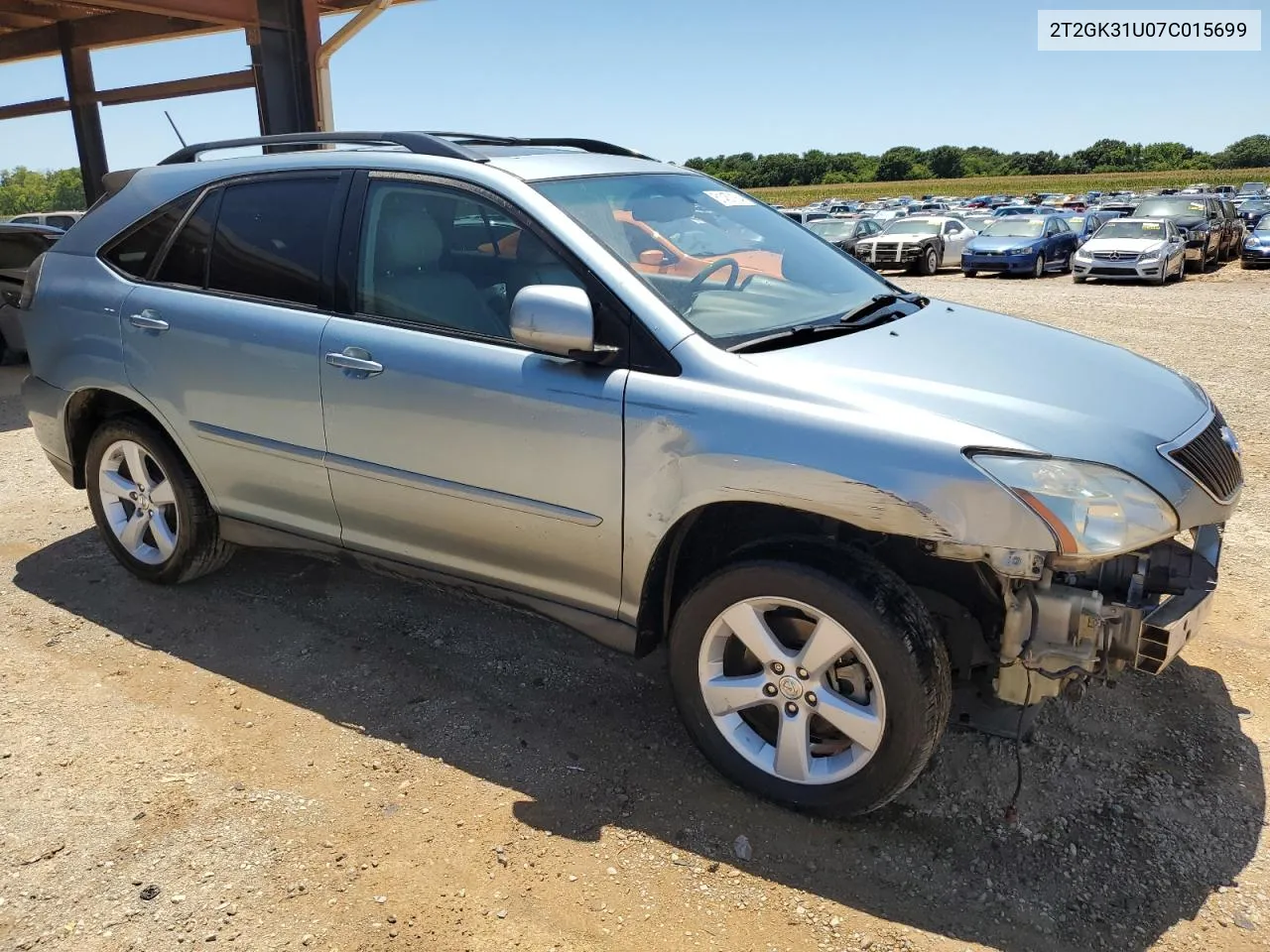 2007 Lexus Rx 350 VIN: 2T2GK31U07C015699 Lot: 61457184