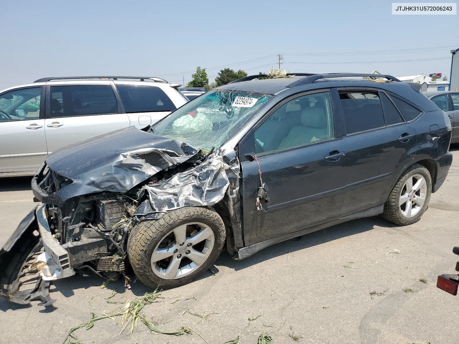 2007 Lexus Rx 350 VIN: JTJHK31U572006243 Lot: 62294974