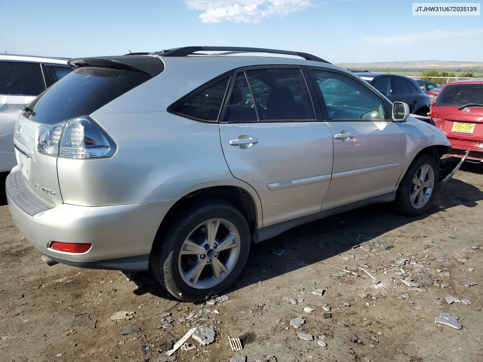 2007 Lexus Rx 400H VIN: JTJHW31U672035139 Lot: 66995764