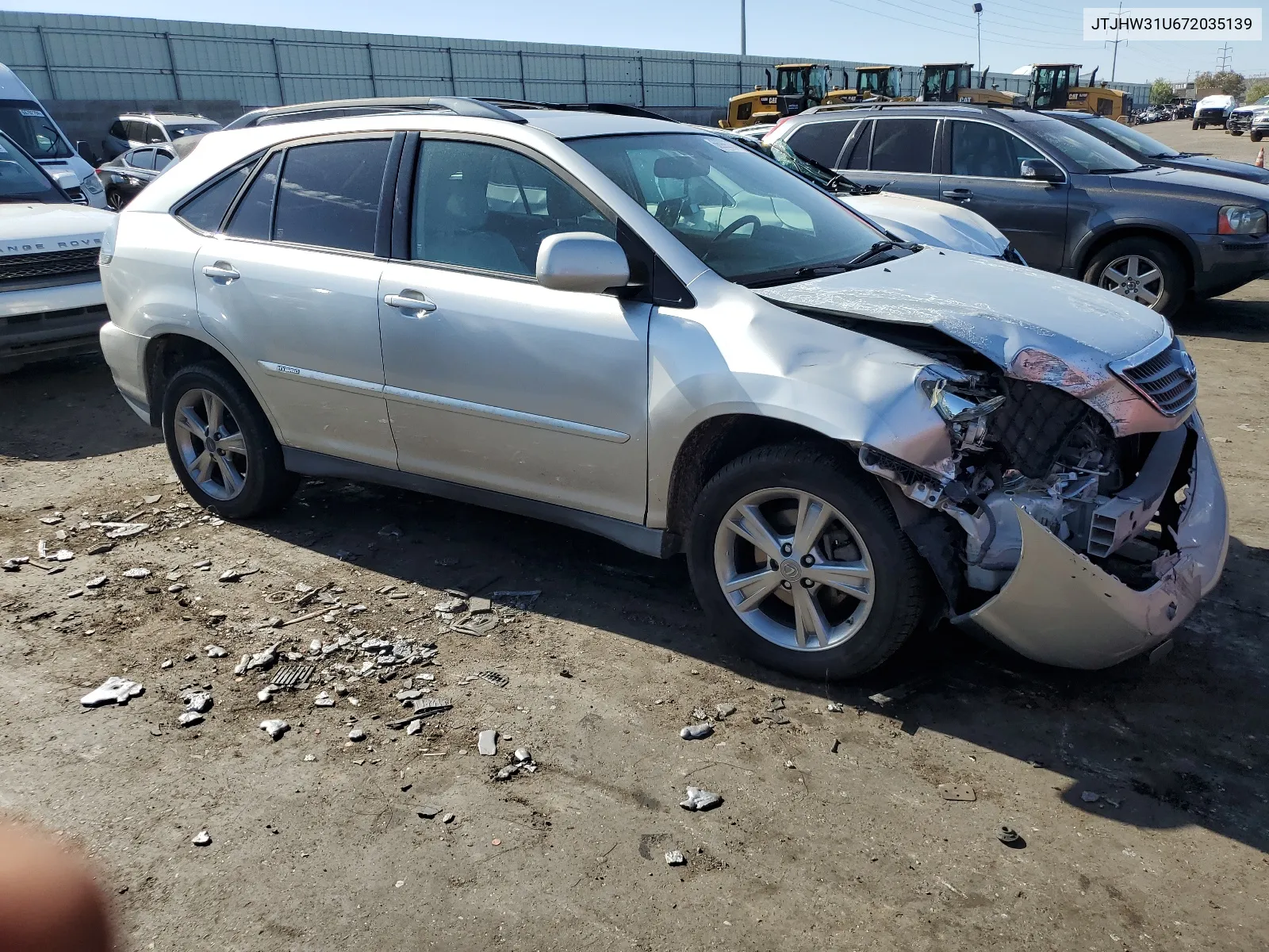 2007 Lexus Rx 400H VIN: JTJHW31U672035139 Lot: 66995764