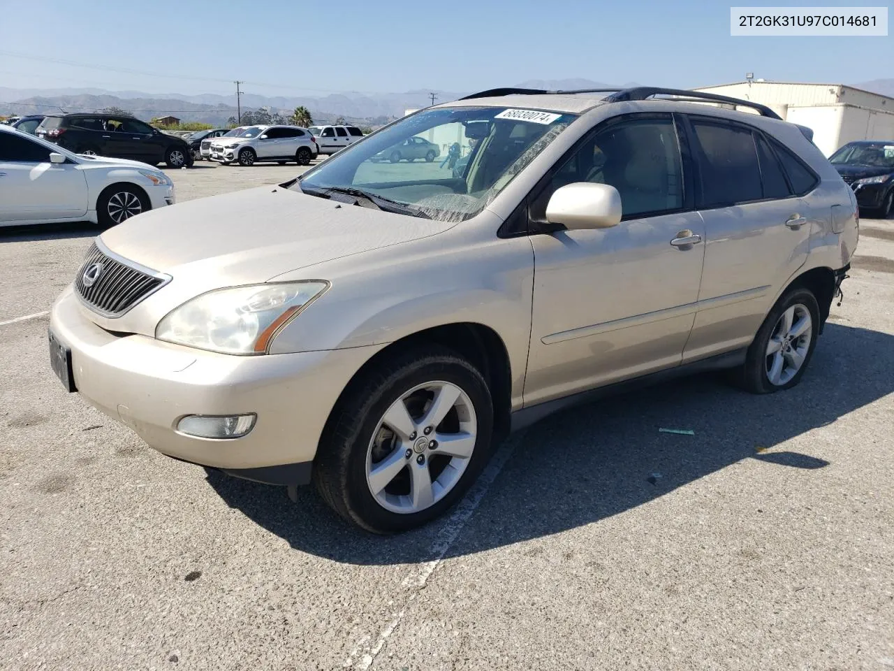 2007 Lexus Rx 350 VIN: 2T2GK31U97C014681 Lot: 68030074