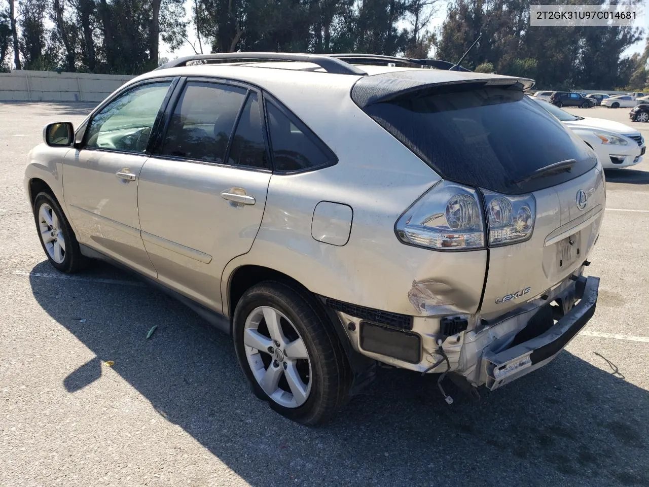 2007 Lexus Rx 350 VIN: 2T2GK31U97C014681 Lot: 68030074