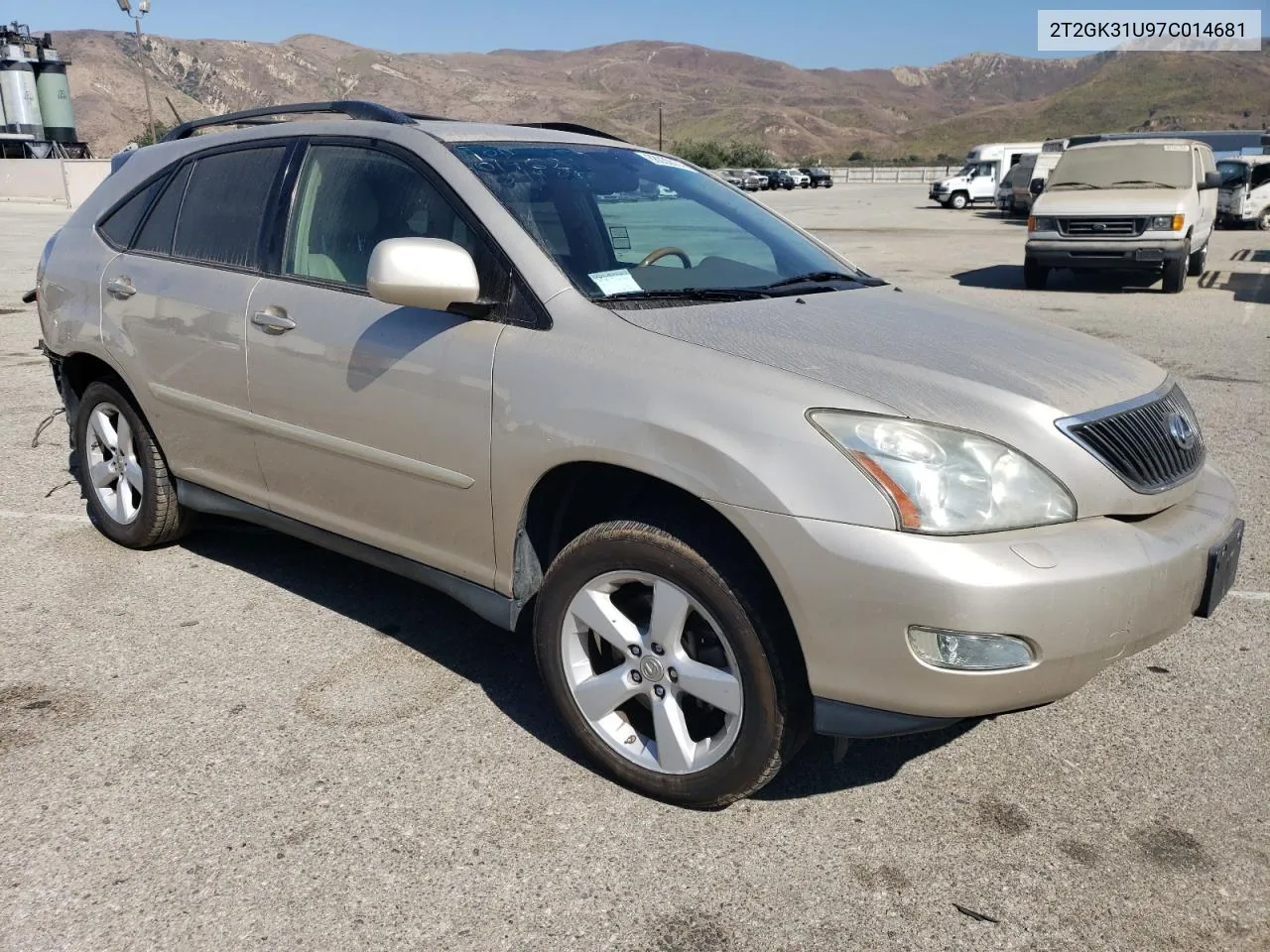 2007 Lexus Rx 350 VIN: 2T2GK31U97C014681 Lot: 68030074