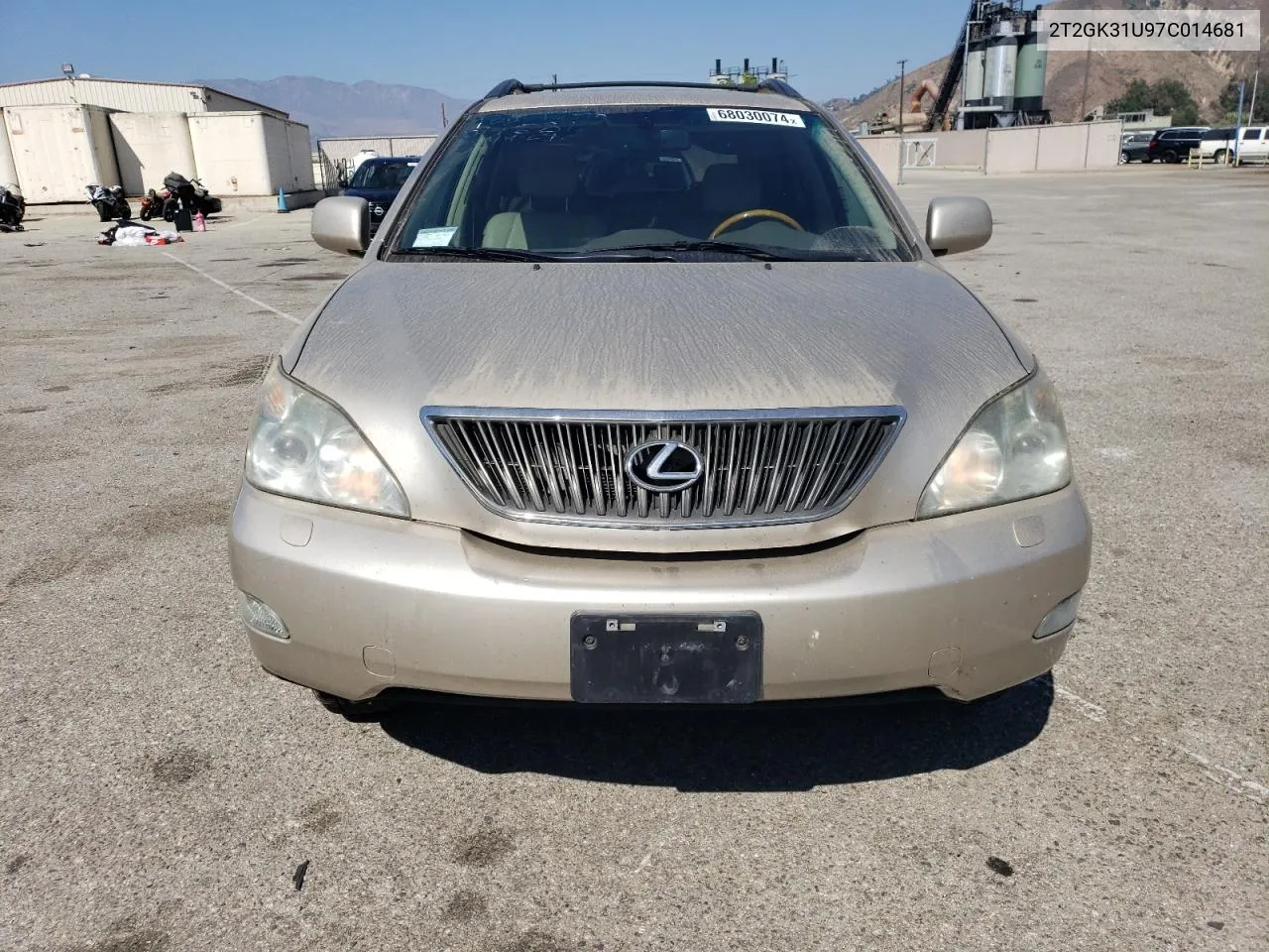 2007 Lexus Rx 350 VIN: 2T2GK31U97C014681 Lot: 68030074