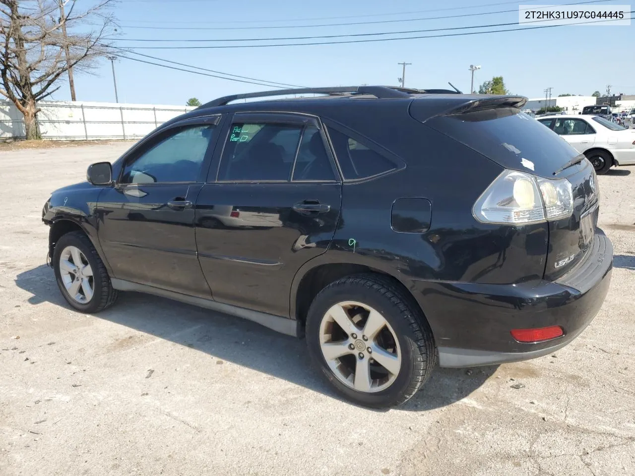 2007 Lexus Rx 350 VIN: 2T2HK31U97C044445 Lot: 68457644