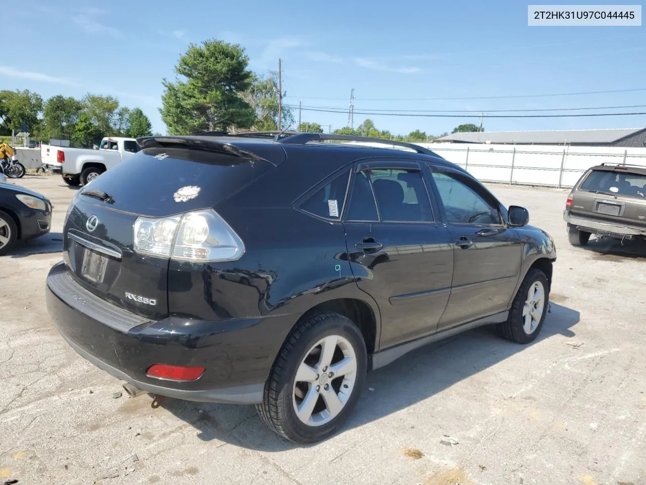 2007 Lexus Rx 350 VIN: 2T2HK31U97C044445 Lot: 68457644