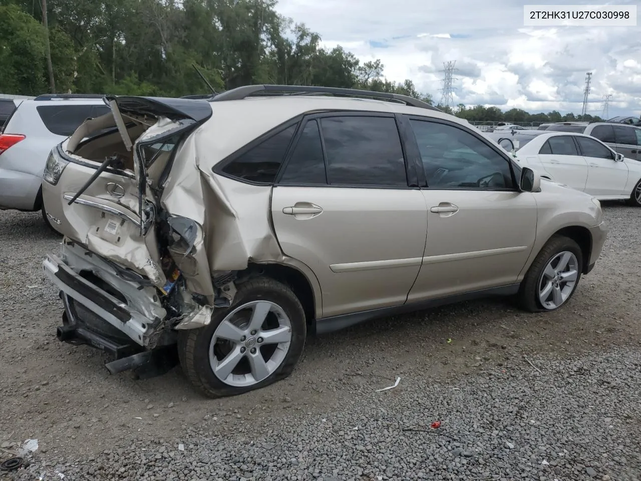 2007 Lexus Rx 350 VIN: 2T2HK31U27C030998 Lot: 69089004