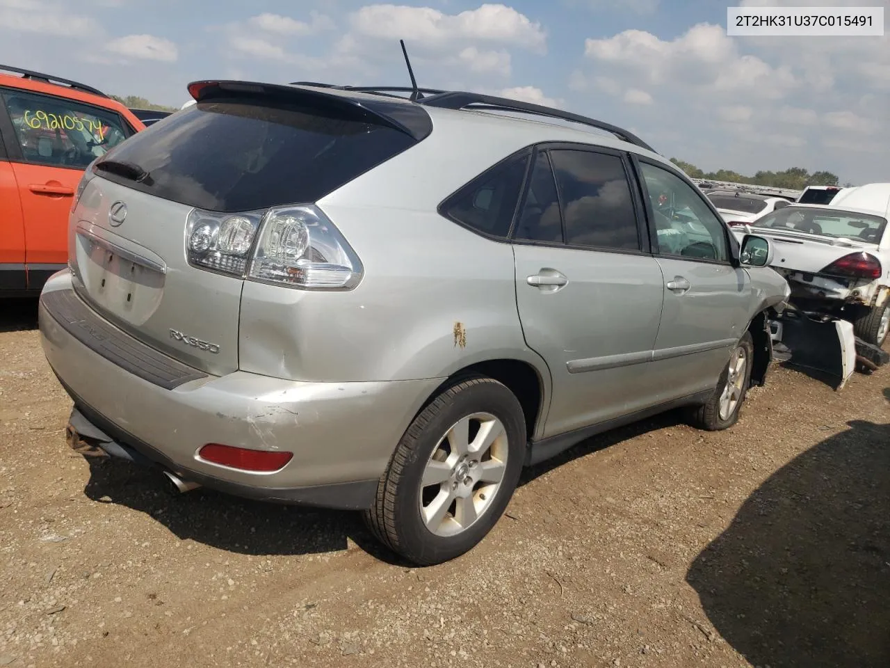 2007 Lexus Rx 350 VIN: 2T2HK31U37C015491 Lot: 69218014