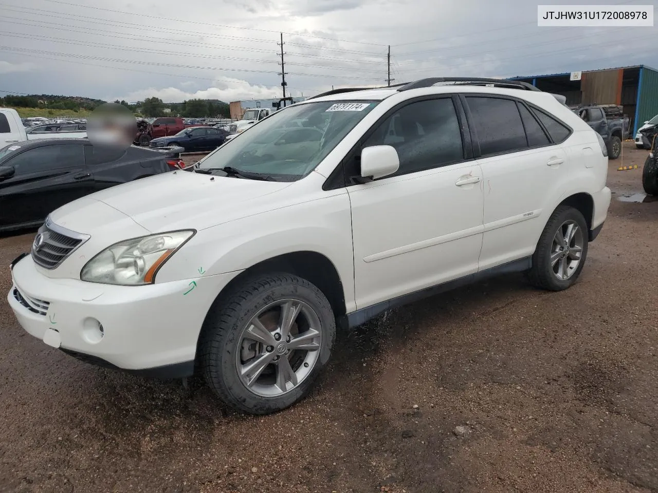 JTJHW31U172008978 2007 Lexus Rx 400H