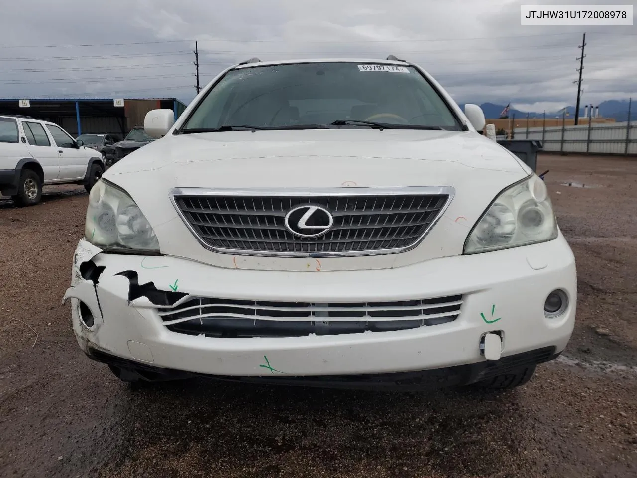 2007 Lexus Rx 400H VIN: JTJHW31U172008978 Lot: 69797174