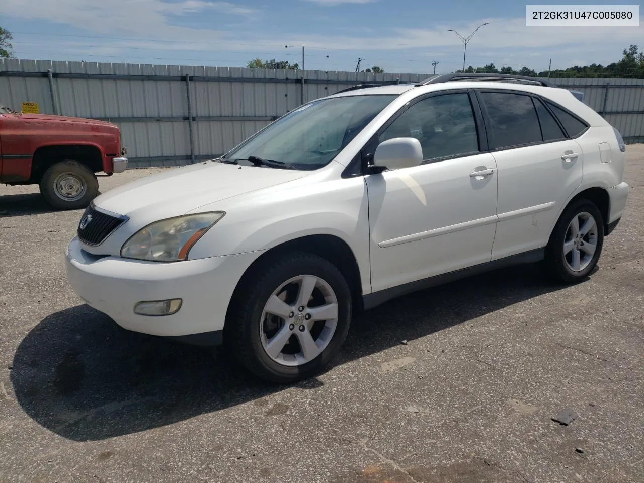 2007 Lexus Rx 350 VIN: 2T2GK31U47C005080 Lot: 70361454