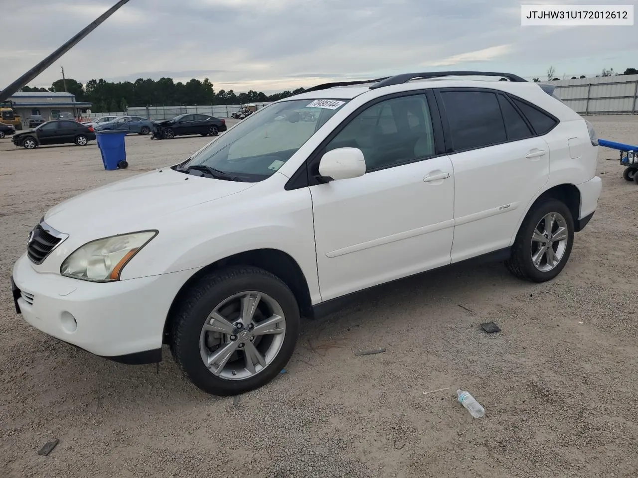 2007 Lexus Rx 400H VIN: JTJHW31U172012612 Lot: 70495144