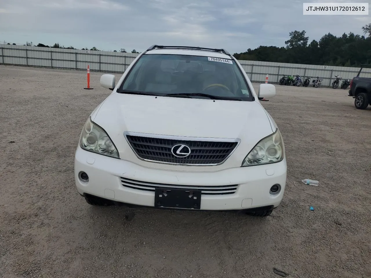 2007 Lexus Rx 400H VIN: JTJHW31U172012612 Lot: 70495144