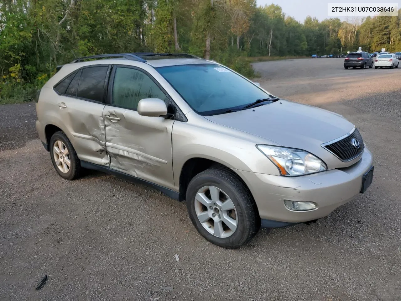 2T2HK31U07C038646 2007 Lexus Rx 350