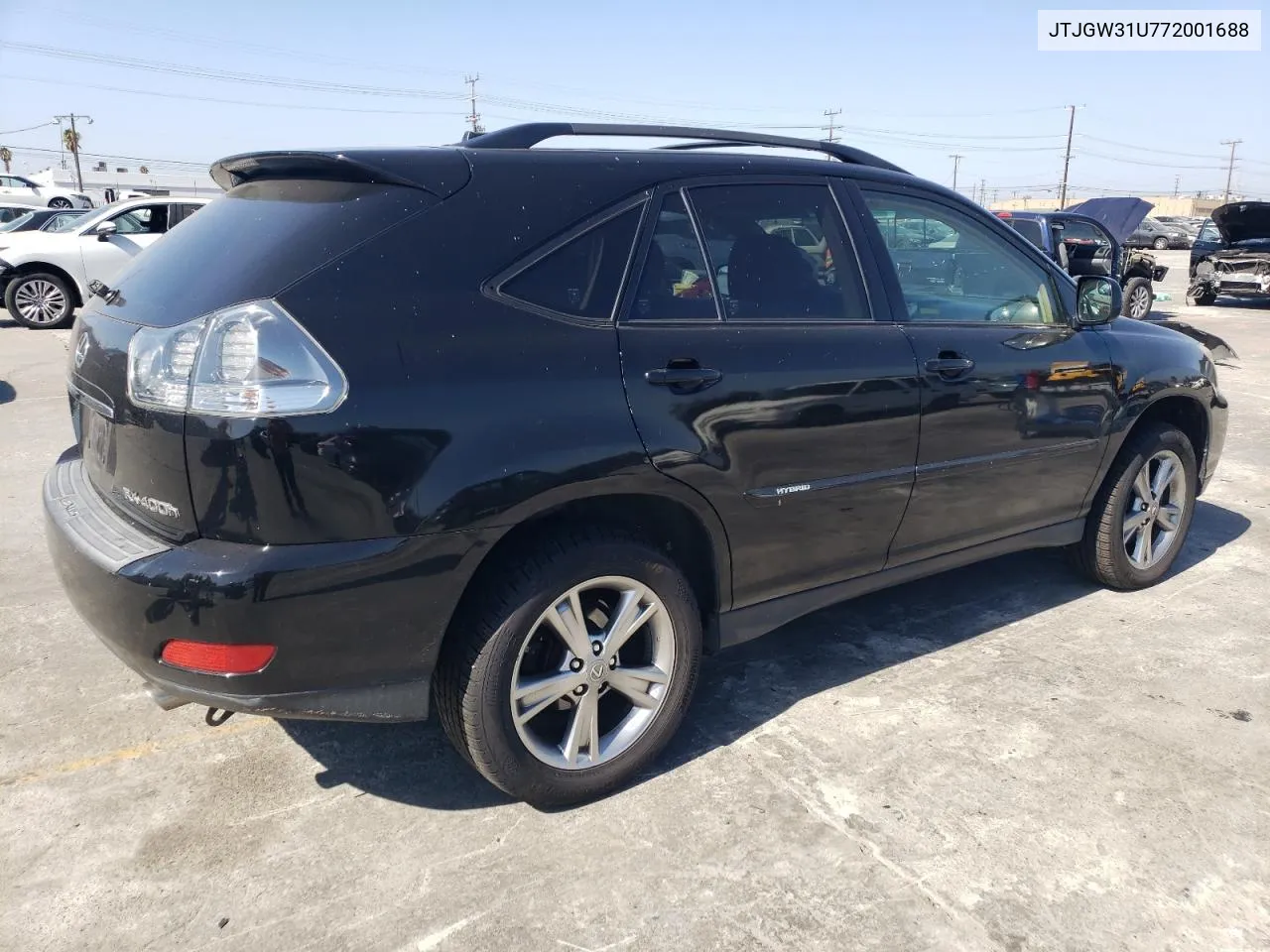 2007 Lexus Rx 400H VIN: JTJGW31U772001688 Lot: 72060514