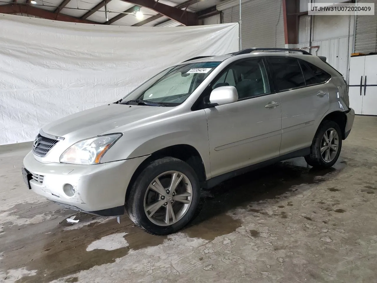 2007 Lexus Rx 400H VIN: JTJHW31U072020409 Lot: 72235424