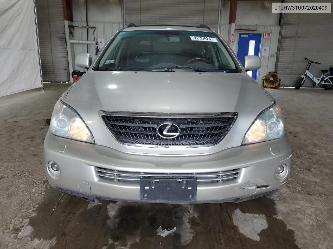 2007 Lexus Rx 400H VIN: JTJHW31U072020409 Lot: 72235424