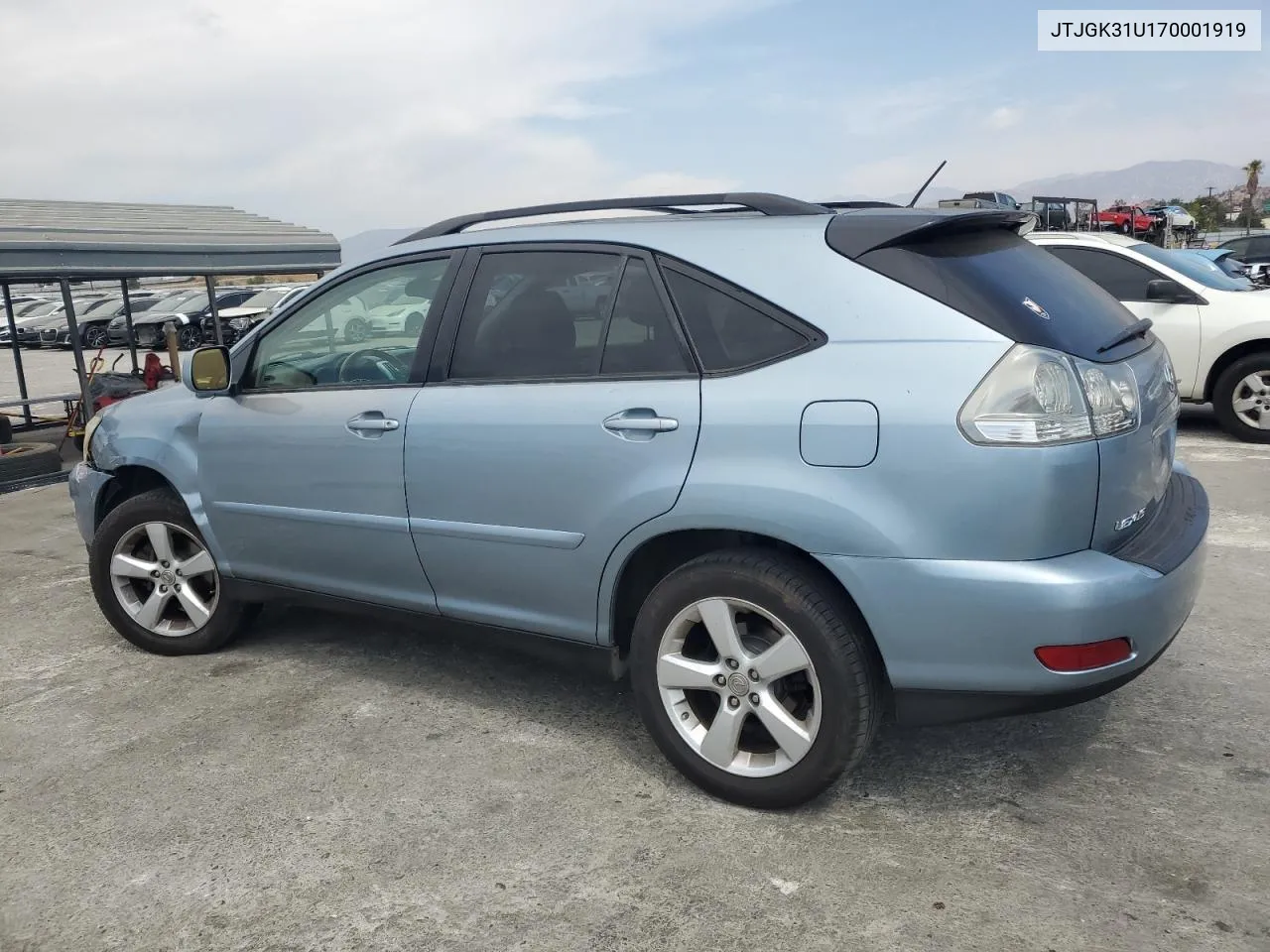 2007 Lexus Rx 350 VIN: JTJGK31U170001919 Lot: 72454664