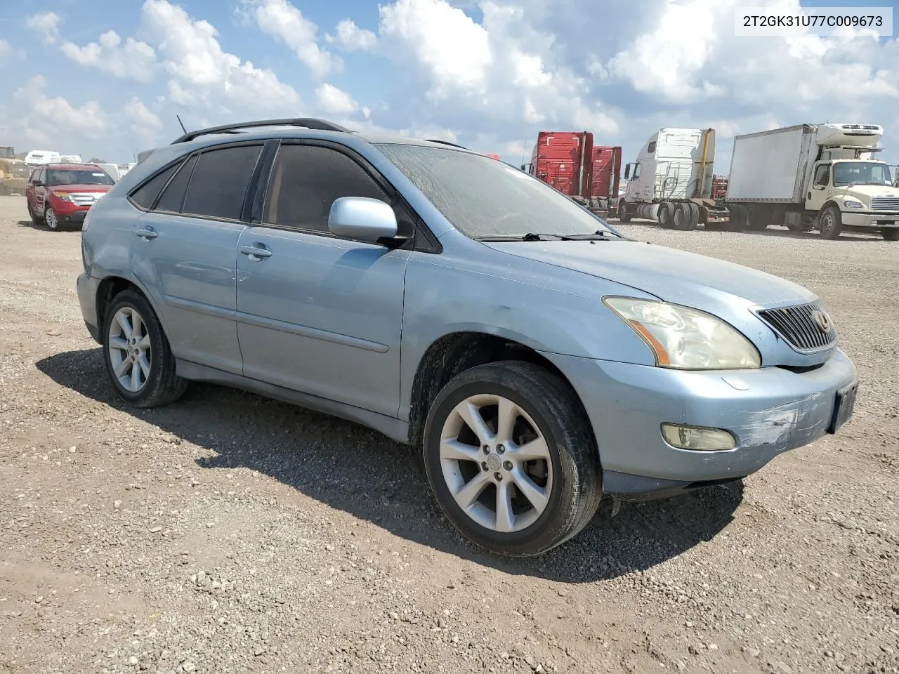 2007 Lexus Rx 350 VIN: 2T2GK31U77C009673 Lot: 72739344