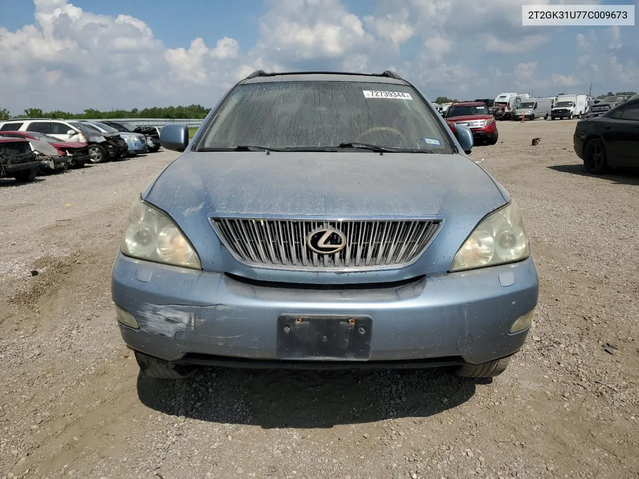 2007 Lexus Rx 350 VIN: 2T2GK31U77C009673 Lot: 72739344