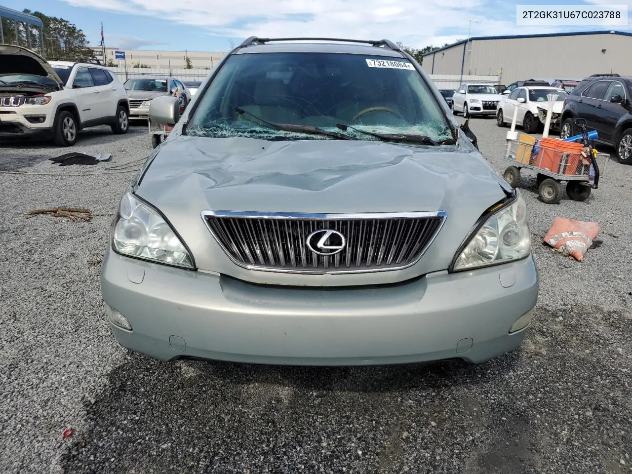 2007 Lexus Rx 350 VIN: 2T2GK31U67C023788 Lot: 73218064