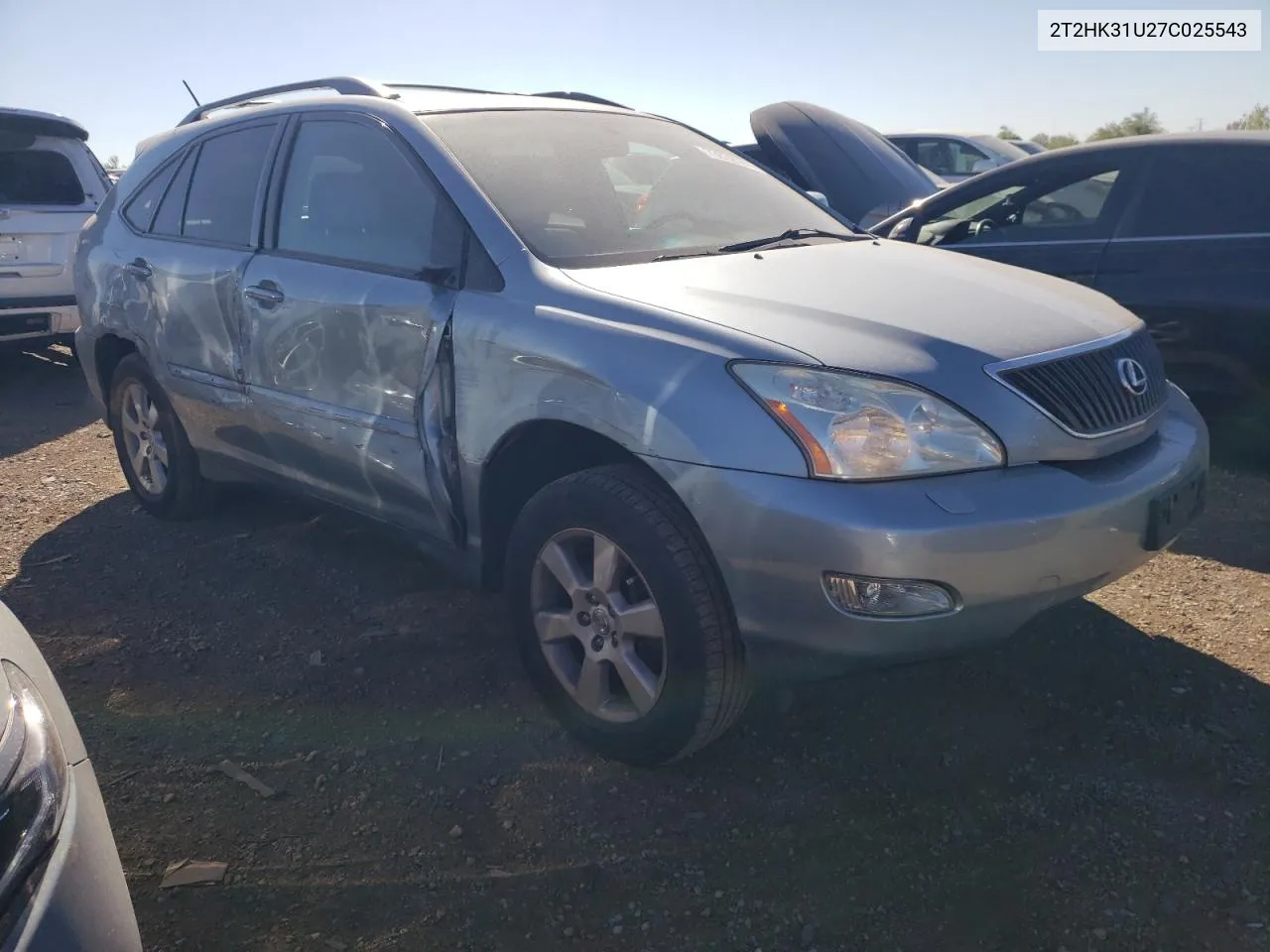 2007 Lexus Rx 350 VIN: 2T2HK31U27C025543 Lot: 73832584