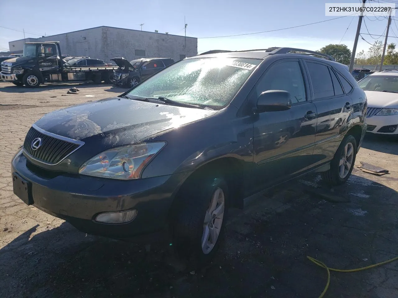 2007 Lexus Rx 350 VIN: 2T2HK31U67C022287 Lot: 74030814