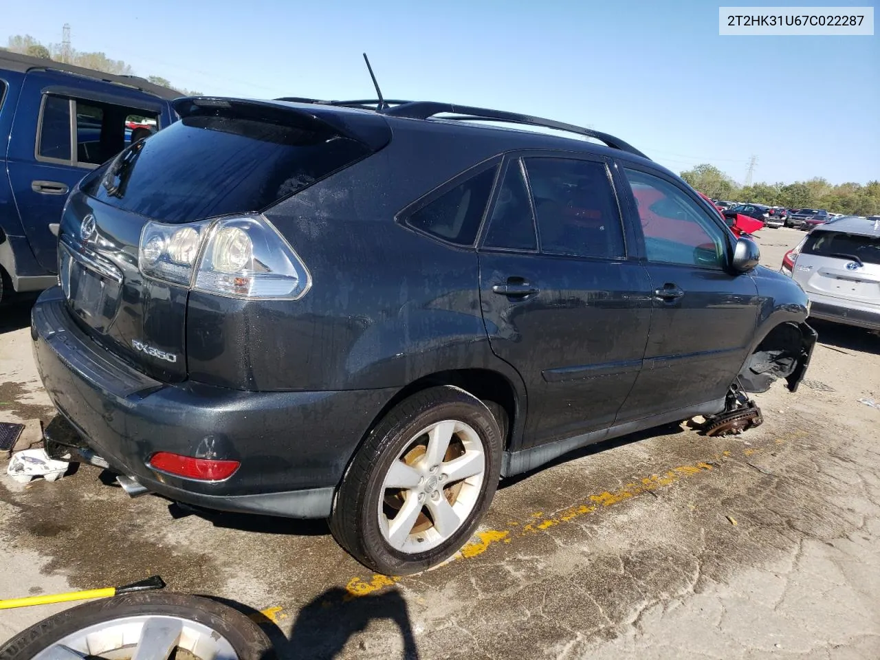 2007 Lexus Rx 350 VIN: 2T2HK31U67C022287 Lot: 74030814