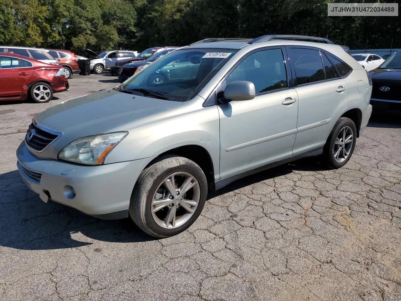 2007 Lexus Rx 400H VIN: JTJHW31U472034488 Lot: 74109184