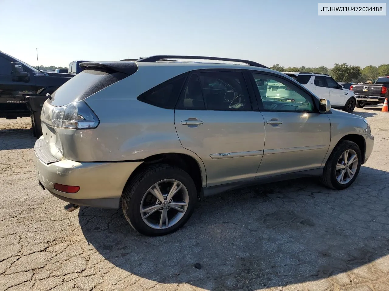 2007 Lexus Rx 400H VIN: JTJHW31U472034488 Lot: 74109184