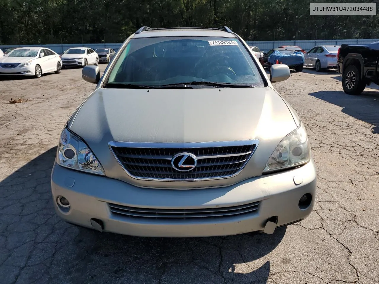 2007 Lexus Rx 400H VIN: JTJHW31U472034488 Lot: 74109184