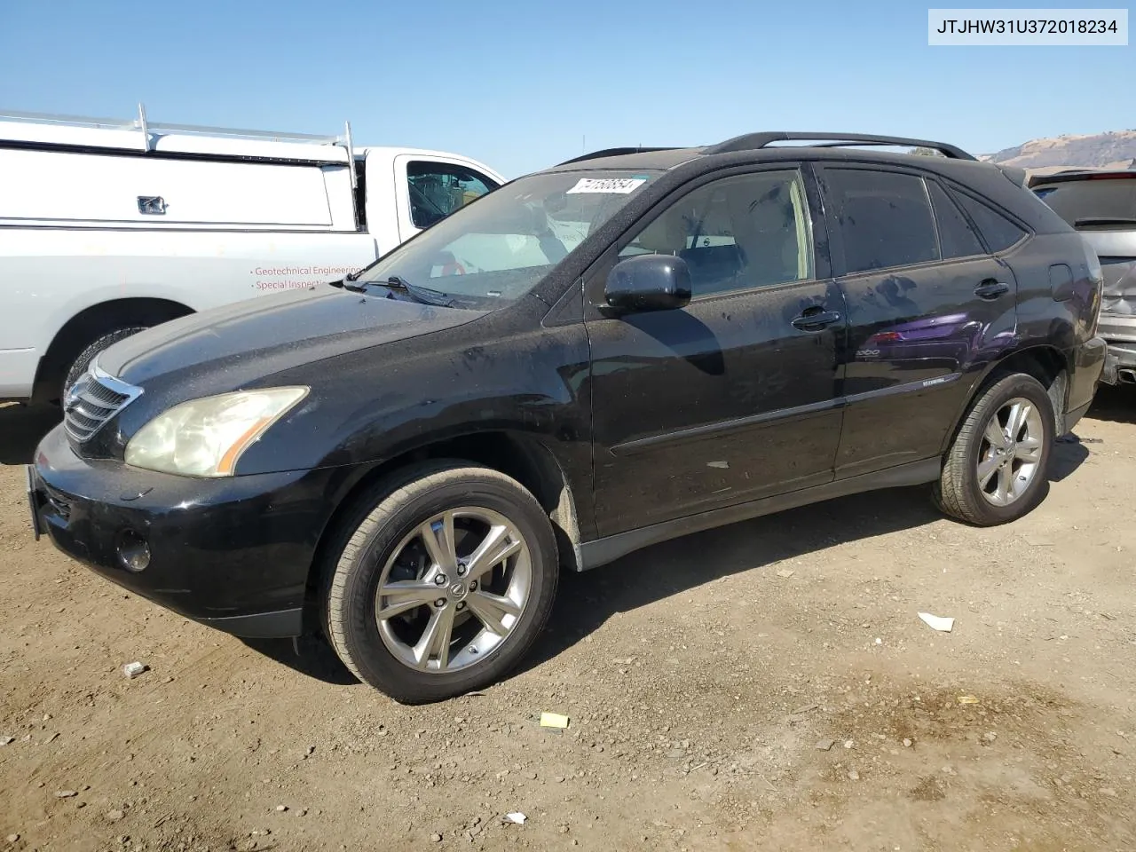 2007 Lexus Rx 400H VIN: JTJHW31U372018234 Lot: 74150854