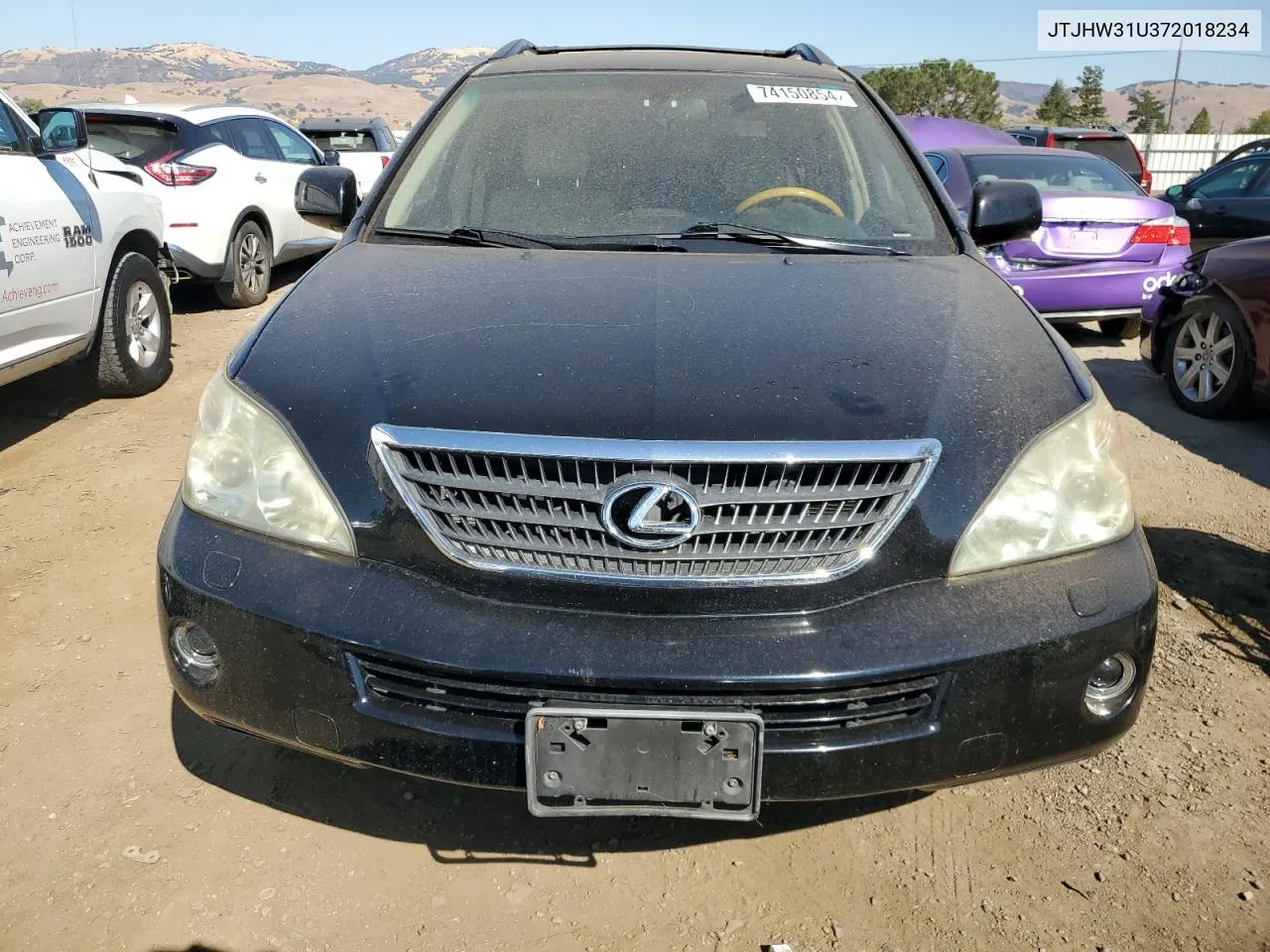 2007 Lexus Rx 400H VIN: JTJHW31U372018234 Lot: 74150854