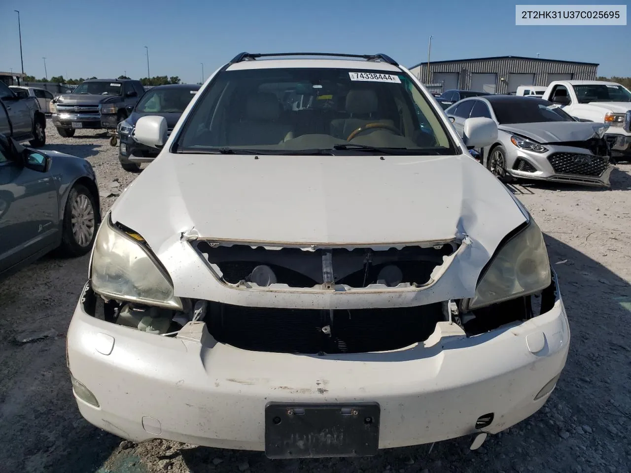 2007 Lexus Rx 350 VIN: 2T2HK31U37C025695 Lot: 74338444