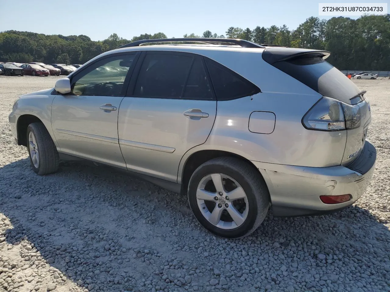 2007 Lexus Rx 350 VIN: 2T2HK31U87C034733 Lot: 74782694