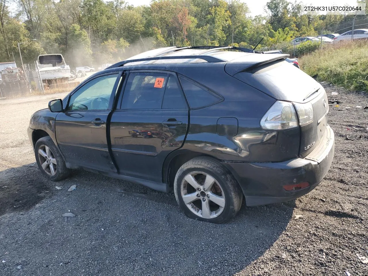 2007 Lexus Rx 350 VIN: 2T2HK31U57C020644 Lot: 75126444